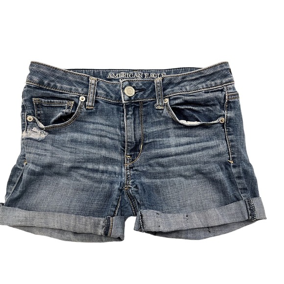 American Eagle Outfitters Pants - American Eagle Outfitters Denim Cut Off Shorts Size 6